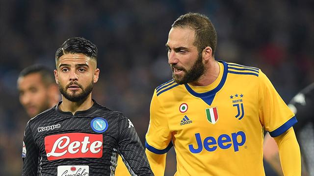 Napoli, Insigne contro Higuain: Napoli, Insigne contro Higuain: