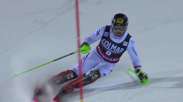 Sans en donner l'impression Hirscher a survolé la concurrence: revivez sa 1re manche en vidéo