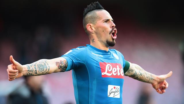 Hamsik supera Maradona e regala al Napoli un Natale in vetta Falcinelli apre la crisi dell’Inter