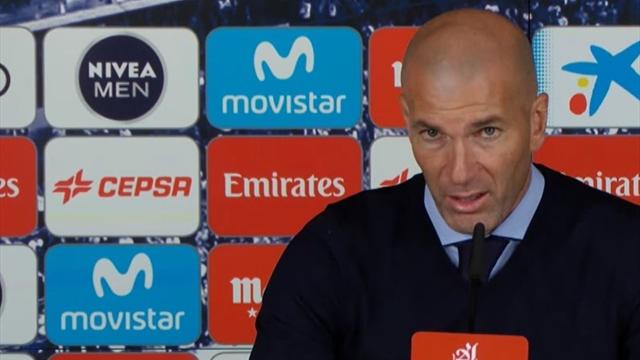 Zidane se queda con el inicio del partido ante la Real y pide solidez defensiva ante el PSG Zidane se queda con el inicio del partido ante la Real y pide solidez defensiva ante el PSG
