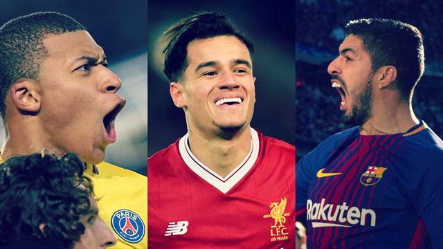 Mbappé, Coutinho, Suarez… Votez pour le meilleur joueur d’Europe du mois de décembre