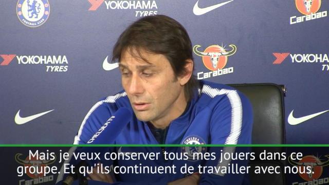 Conte à propos de David Luiz : « Je veux conserver tous mes joueurs »