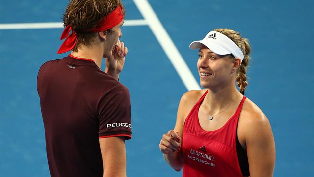 Kerber et Zverev s’essayent au surf !