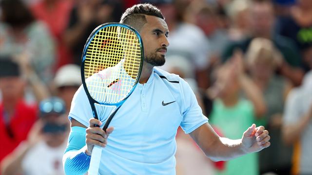 Malmené puis dominateur, Kyrgios a réagi avec la manière