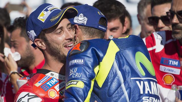 Dovizioso: "Rossi è unico: se avessi 40 anni e avessi vinto 9 Mondiali non sarei ancora in MotoGP"