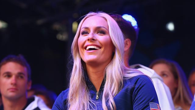 Lindsey Vonn mide sus límites entrenando con el equipo masculino italiano