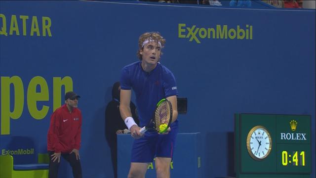 Amortie, lob, smash, volée réflexe : Tsitsipas a tout fait à Gasquet sur ce point stratosphérique