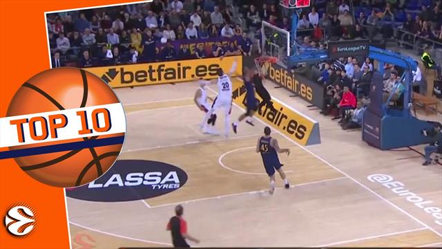 Top 10: le migliori giocate della 16a giornata di Eurolega Top 10: le migliori giocate della 16a giornata di Eurolega