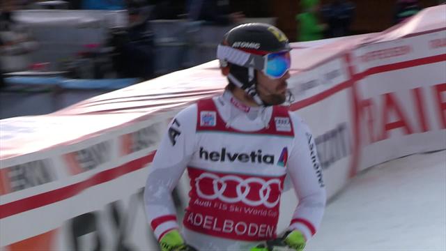 Hirscher mit Bestzeit in Adelboden Hirscher mit Bestzeit in Adelboden