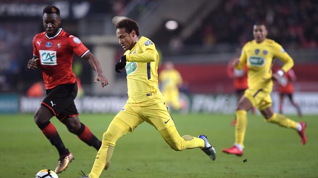 Neymar pour le 2-0 sur une action collective de grande classe du PSG