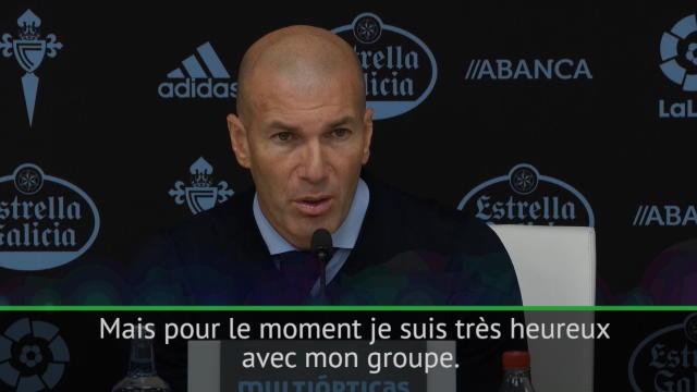 Zidane : »Je ne veux personne »