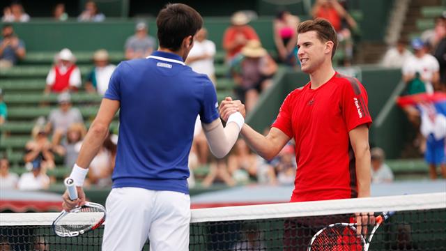 Djokovic « très très heureux » après son retour victorieux contre Thiem
