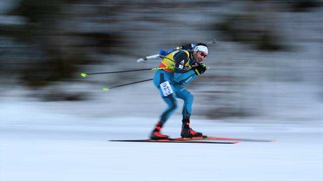 Presque parfait au tir, Fourcade a imposé sa loi : sa course en vidéo Presque parfait au tir, Fourcade a imposé sa loi : sa course en vidéo