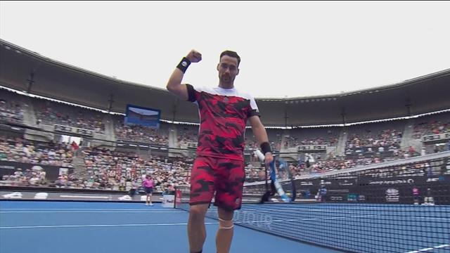 Mannarino cale sur Fognini à Sydney