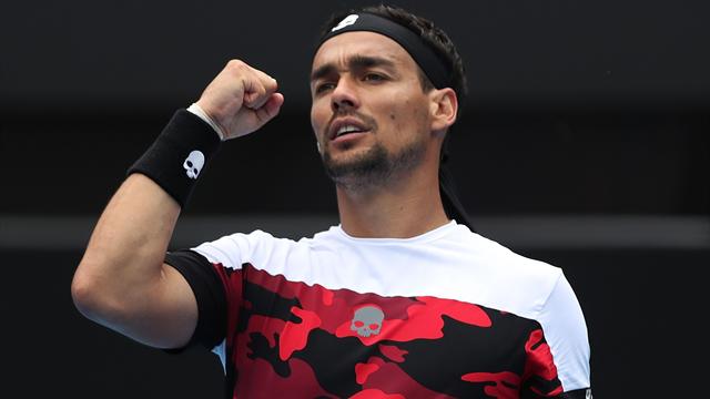 Fognini supera in rimonta Mannarino e va in semifinale, Lorenzi battuto
