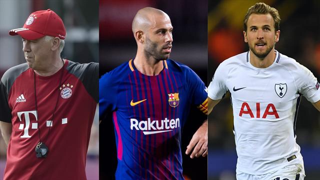 Kane, Mascherano y Ancelotti, los nombres del día Kane, Mascherano y Ancelotti, los nombres del día