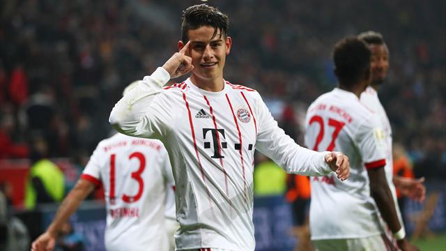 James-Traumtor als Schlusspunkt: Bayern beendet schwarze Serie