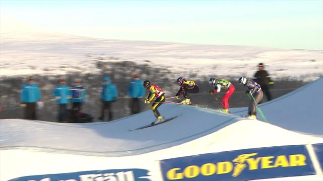 Naeslund claims Swedish hope win in ski cross Naeslund claims Swedish hope win in ski cross