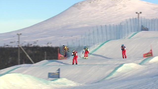 Fiva pitch: Victory for Swiss in knife-edge ski cross Fiva pitch: Victory for Swiss in knife-edge ski cross