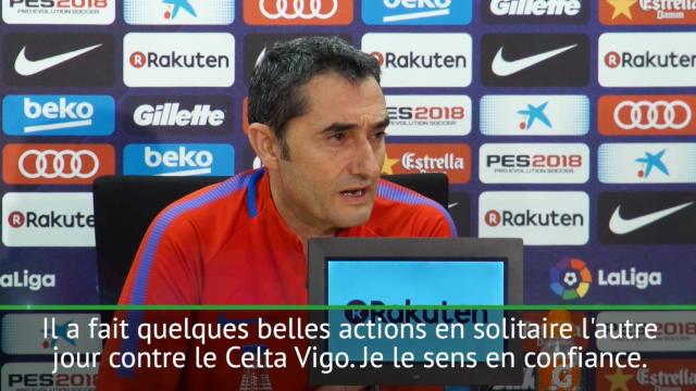 Valverde se montre rassurant pour Dembélé Valverde se montre rassurant pour Dembélé