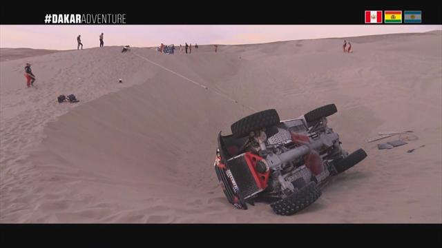 Near misses and stranded trucks - when the Dakar goes wrong Near misses and stranded trucks - when the Dakar goes wrong