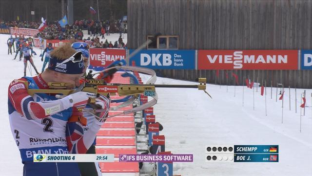 Boe beats Fourcade in Biathlon World Cup Boe beats Fourcade in Biathlon World Cup