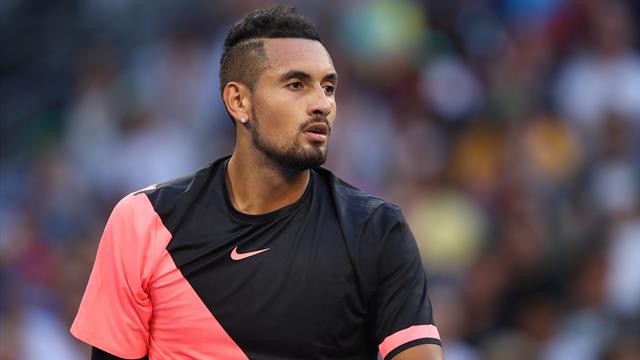 Déchaîné, Kyrgios a balancé un sacré pétard en revers Déchaîné, Kyrgios a balancé un sacré pétard en revers