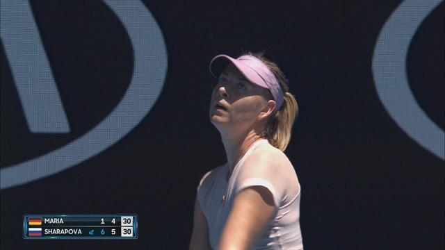 C'est déjà fini pour Sharapova