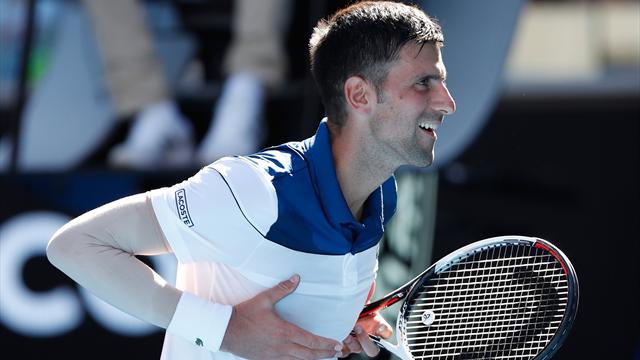 Djokovic carbure déjà à fond : Les temps forts de sa victoire contre Young Djokovic carbure déjà à fond : Les temps forts de sa victoire contre Young