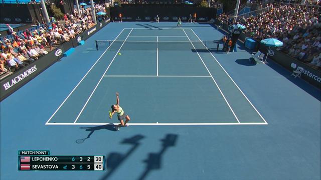 Mühevoller Auftaktsieg für Sevastova (Highlights) Mühevoller Auftaktsieg für Sevastova (Highlights)