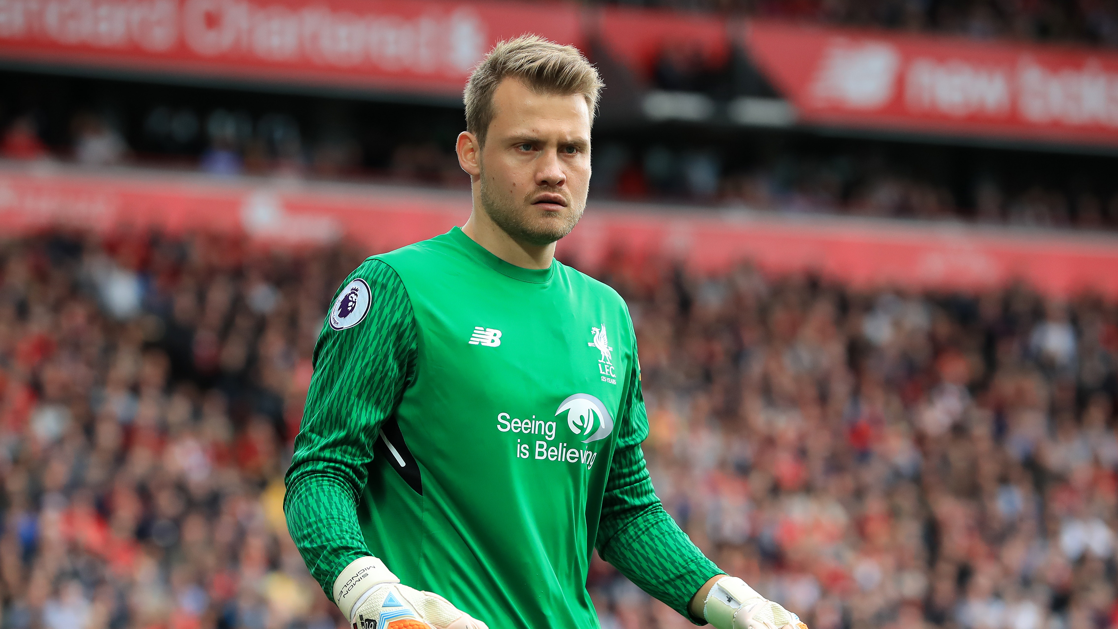 Liverpool goalkeeper Simon Mignolet is considering his future at the club (Peter Byrne/PA)