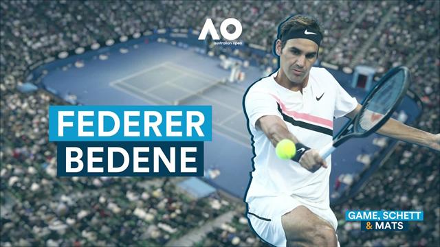 Game, Schett & Mats: "Federer 2018 besser als vergangenes Jahr" Game, Schett & Mats: "Federer 2018 besser als vergangenes Jahr"