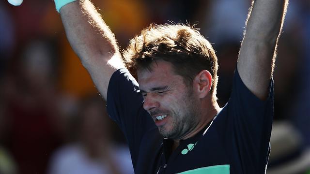 Wawrinka : "Même après trois heures, le genou n'a pas bougé"