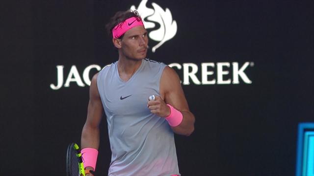 Highlights: Rafael Nadal ousts Leonardo Mayer Highlights: Rafael Nadal ousts Leonardo Mayer