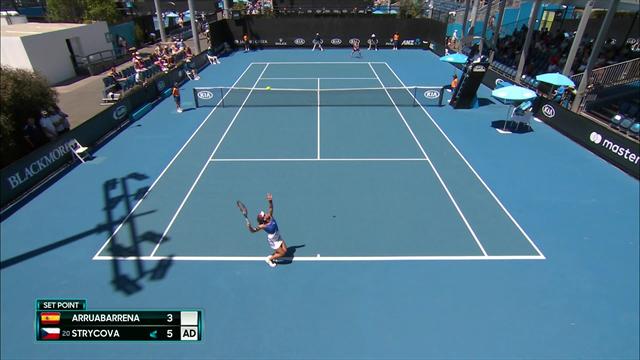 Open Australia 2018: Lara Arruabarrena-Barbora Strýcová, paso atrás en Melbourne (6-3 y 6-4) Open Australia 2018: Lara Arruabarrena-Barbora Strýcová, paso atrás en Melbourne (6-3 y 6-4)