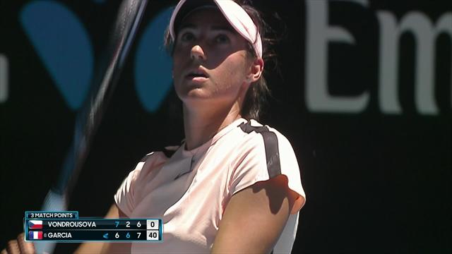 Open Australia 2018, Vondrousova-Garcia: La remontada más trabajada 7-6 (3), 2-6 y 6-8 Open Australia 2018, Vondrousova-Garcia: La remontada más trabajada 7-6 (3), 2-6 y 6-8