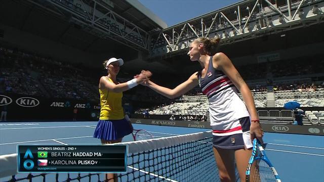 Open Australia 2018, Haddad Maia-Pliskova: Victoria contra el crono (1-6 y 1-6) Open Australia 2018, Haddad Maia-Pliskova: Victoria contra el crono (1-6 y 1-6)