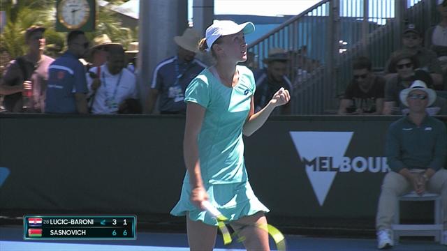 Open Australia 2018, Lucic-Baroni vs Sasnovich: Sin contemplaciones (6-3 y 6-1) Open Australia 2018, Lucic-Baroni vs Sasnovich: Sin contemplaciones (6-3 y 6-1)