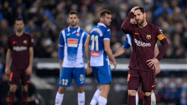 Barcelona'nın yenilmezlik serisi Katalan derbisinde sona erdi