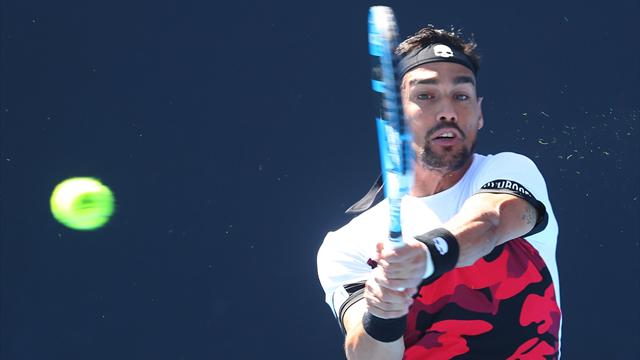 Australian Open, Fognini agli ottavi: Benneteau battuto Australian Open, Fognini agli ottavi: Benneteau battuto