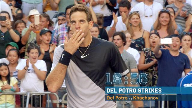 Open Australia 2018: El resumen del día 4 con Sharapova, Muguruza, Djokovic y Del Potro Open Australia 2018: El resumen del día 4 con Sharapova, Muguruza, Djokovic y Del Potro