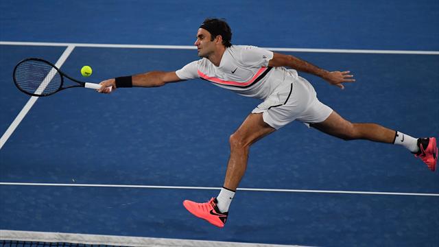 Federer a quand même dû serrer le jeu Federer a quand même dû serrer le jeu