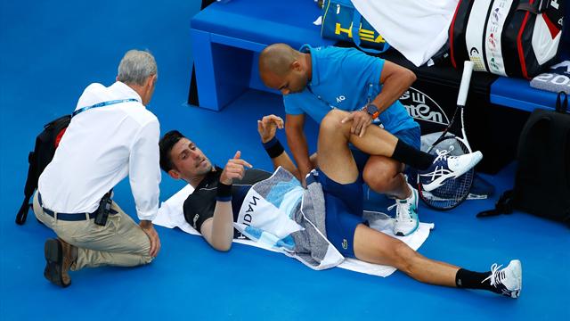 Open Australia 2018: Los problemas físicos de Djokovic que le obligaron a pedir un tiempo médico Open Australia 2018: Los problemas físicos de Djokovic que le obligaron a pedir un tiempo médico