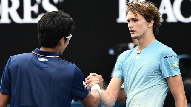 Chung la belle surprise, Zverev la grosse déception