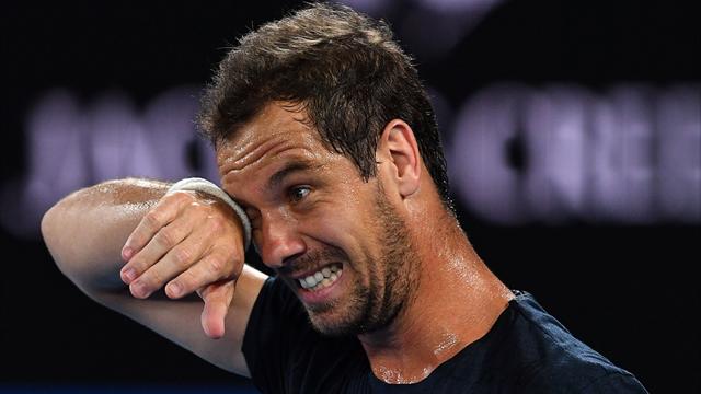 Avant de s'incliner, Gasquet avait sauvé une balle de match de fort belle manière Avant de s'incliner, Gasquet avait sauvé une balle de match de fort belle manière
