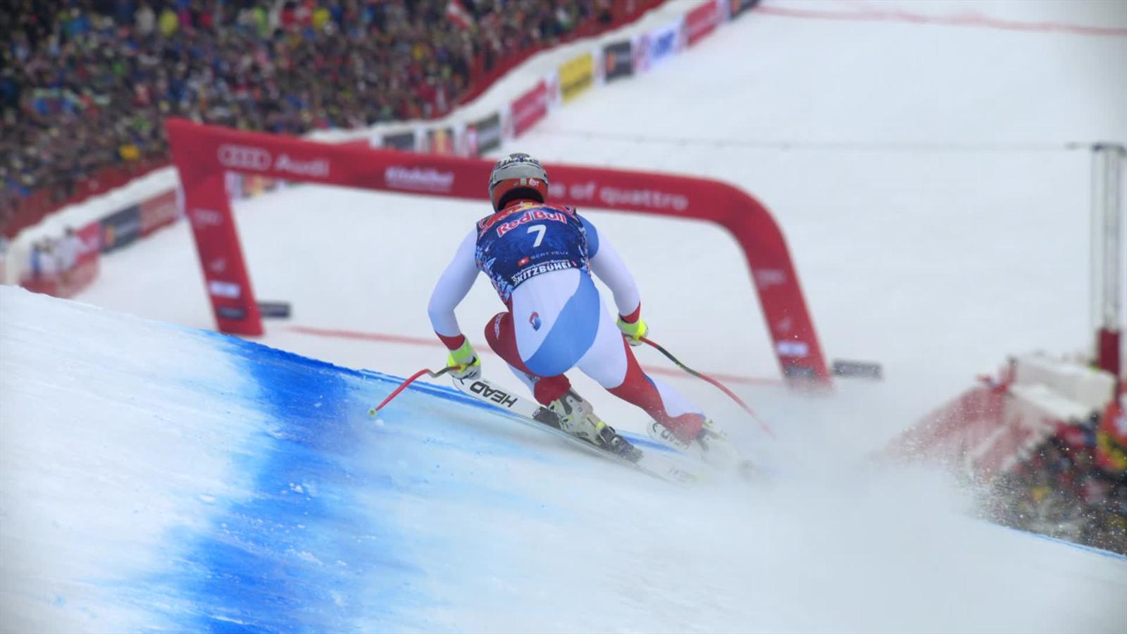 VIDEO Feuz blitzes Kitzbuhel downhill Kitzbühel Video Eurosport UK