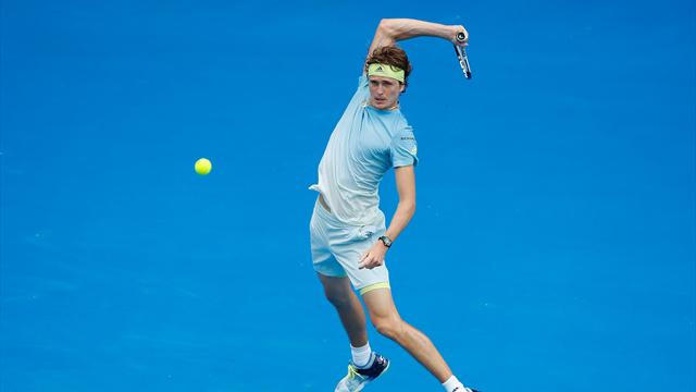 Zverev a fait admirer sa précision avant de s'auto-détruire Zverev a fait admirer sa précision avant de s'auto-détruire