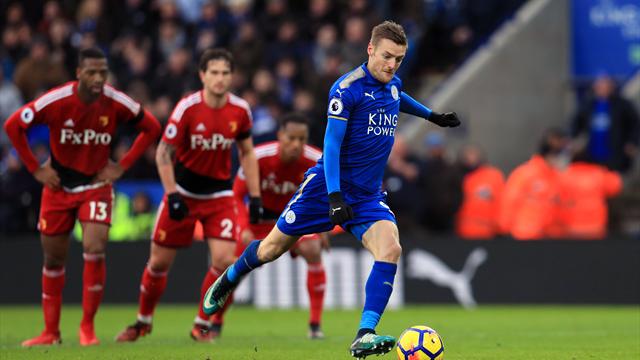 Vardy and Mahrez fire Foxes to victory over struggling Watford