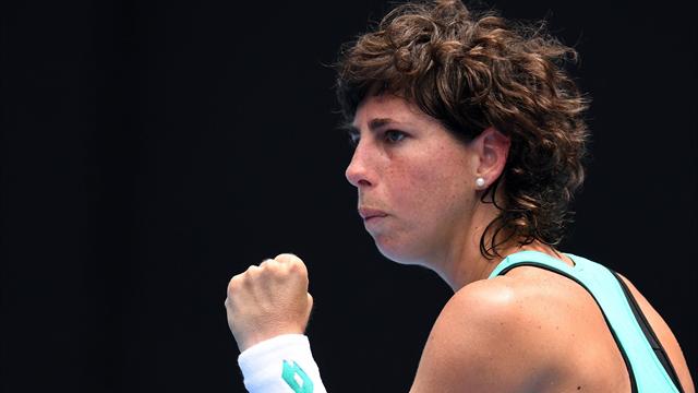 Open Australia 2018: Así cerró Carla Suárez su triunfo ante Kontaveit Open Australia 2018: Así cerró Carla Suárez su triunfo ante Kontaveit