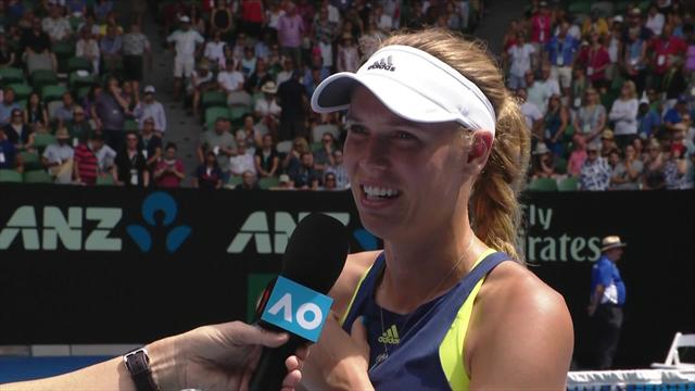 Caroline Wozniacki: I’m admiring myself right now for tweener… Caroline Wozniacki: I’m admiring myself right now for tweener…
